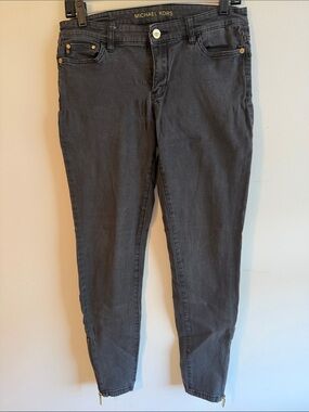 Michael Kors Charcoal Ankle Slim Jeans
